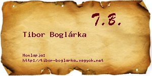 Tibor Boglárka névjegykártya